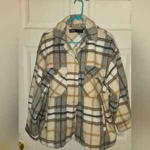Women's Size Large Zara Shacket